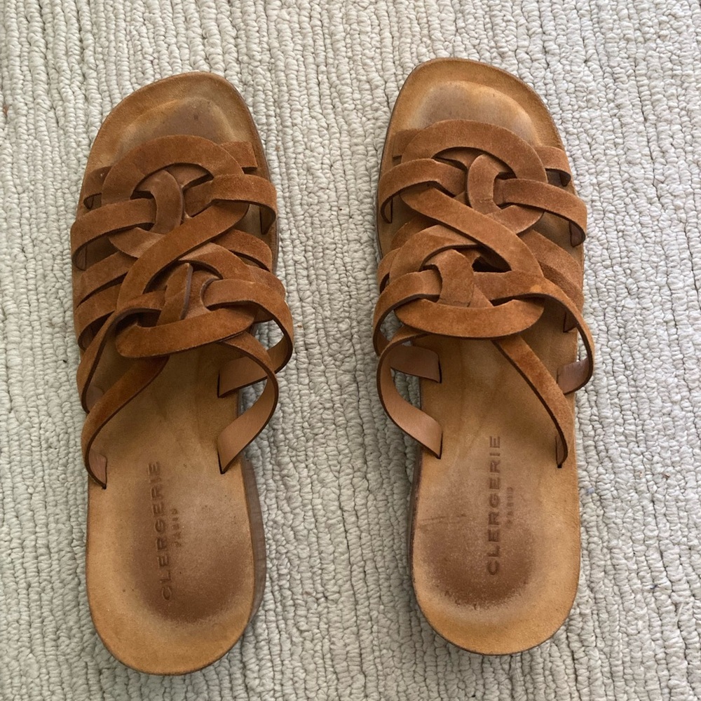 Parisian Leather Sandals